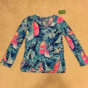 NWT Lilly Pulitzer Jennifer Long Sleeve Tee (S)